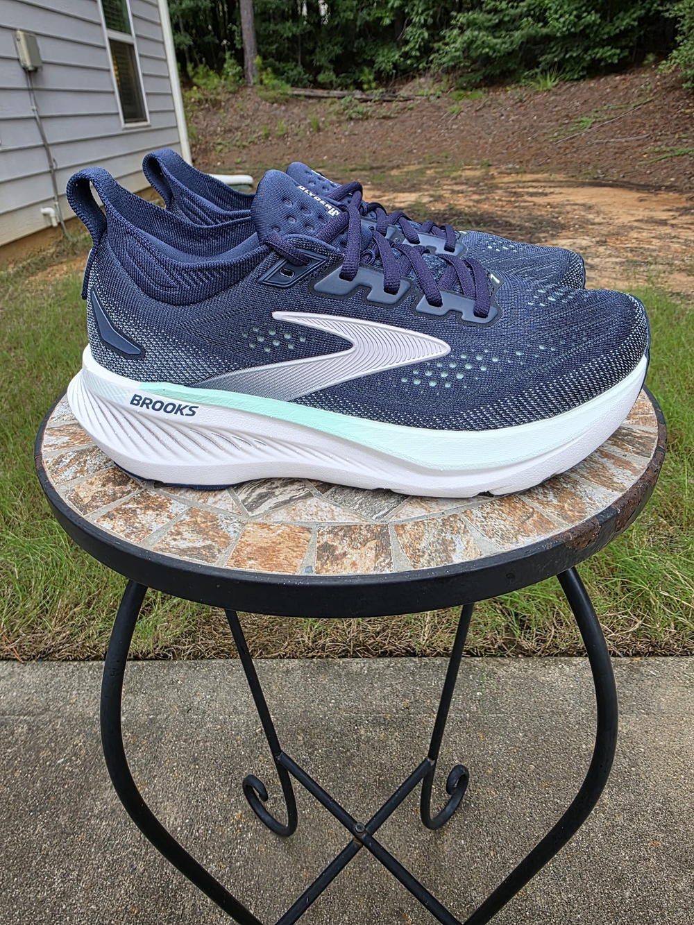 Brooks Glycerin GTS 23 12049210453 Sneakers Spellbound Women Sz 7 D Wide Worn 2x